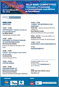 IERA-GC participa en el seminario "Seja mais competitivo" organizado por la cámara Luso-Española en Lisboa